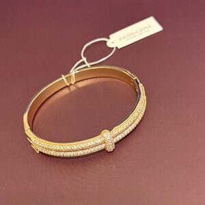 Park Lane Gold Prosecco Hinged Bangle